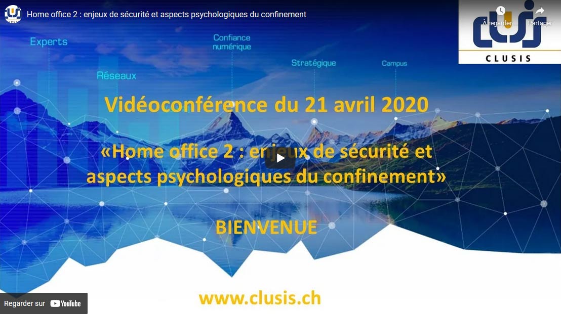 Clusis Webconférence \