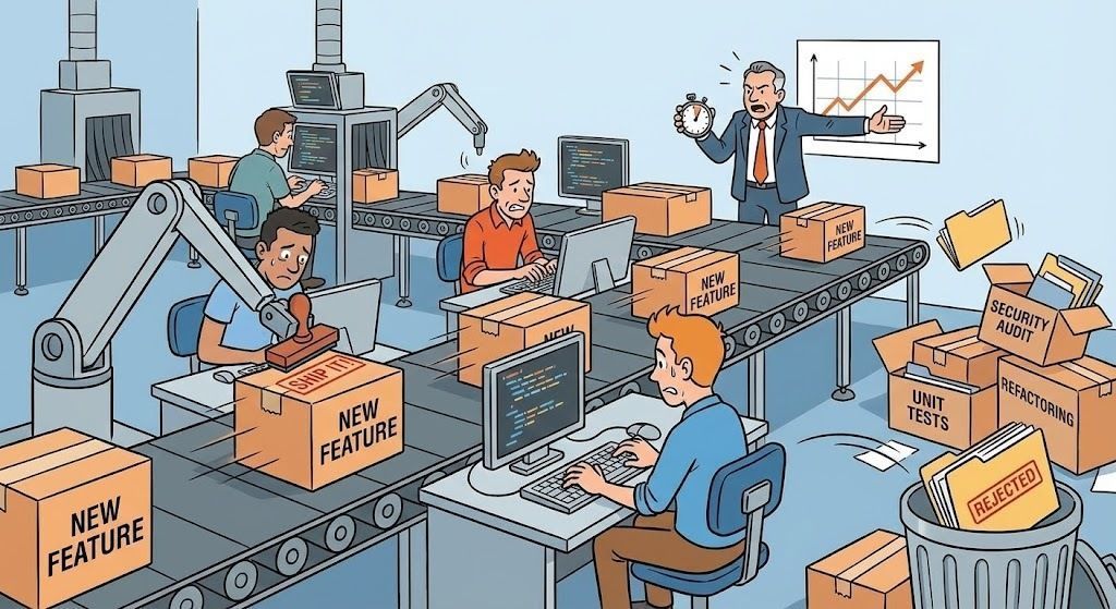Le syndrome de la “Feature Factory” : quand le business tue la sécurité