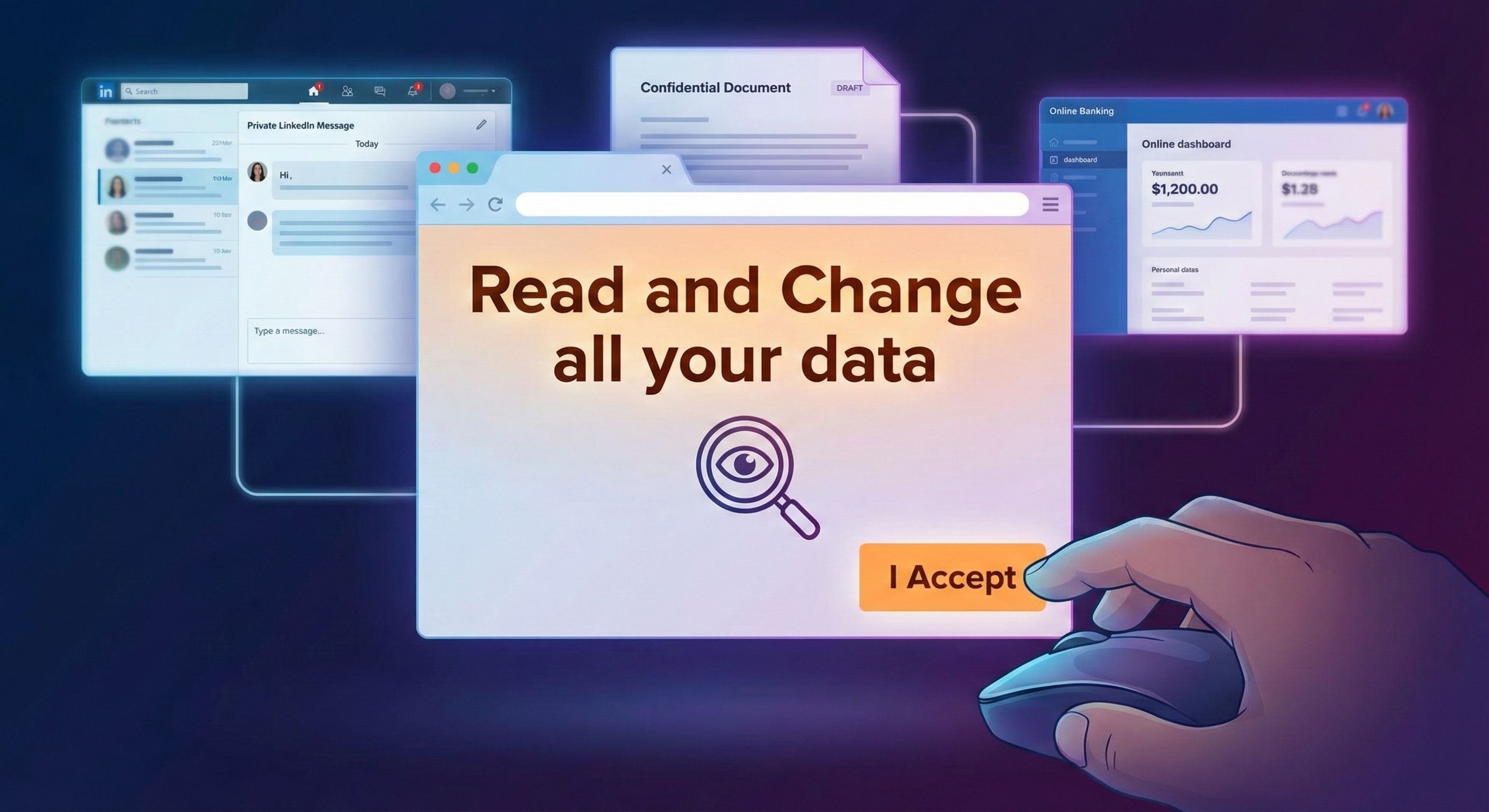 Read and change all your data.”