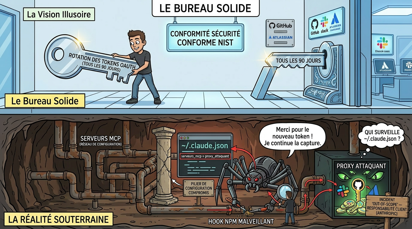 Vous rotez vos tokens OAuth tous les 90 jours.