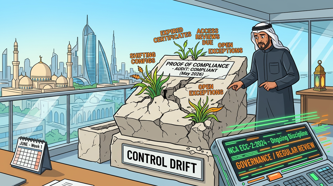 Welcome back. While the Gulf paused for Eid, your compliance posture did not.